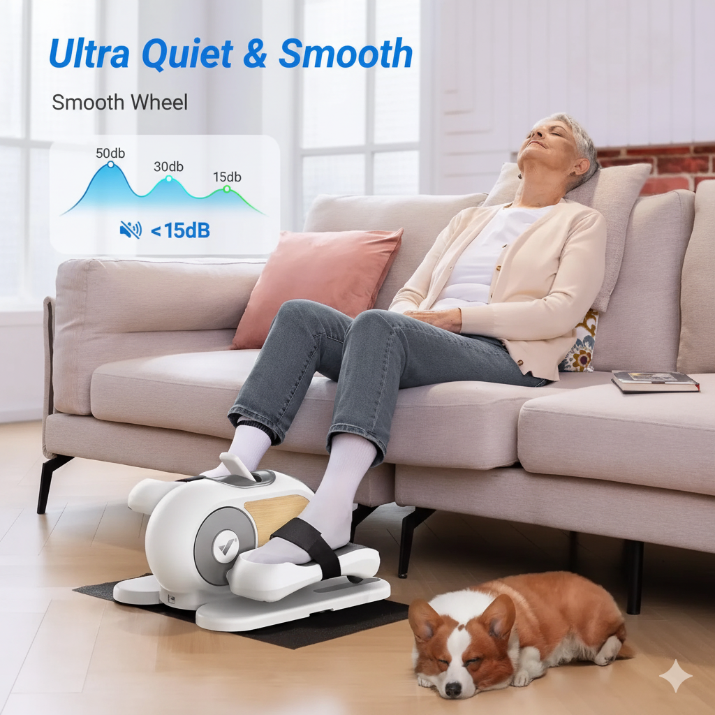 FlüsterFit Elliptical Fitness für Zuhause