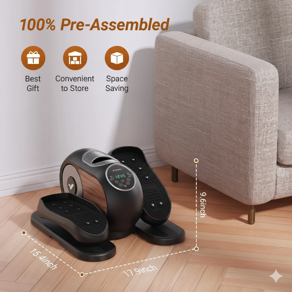 FlüsterFit Elliptical Fitness für Zuhause